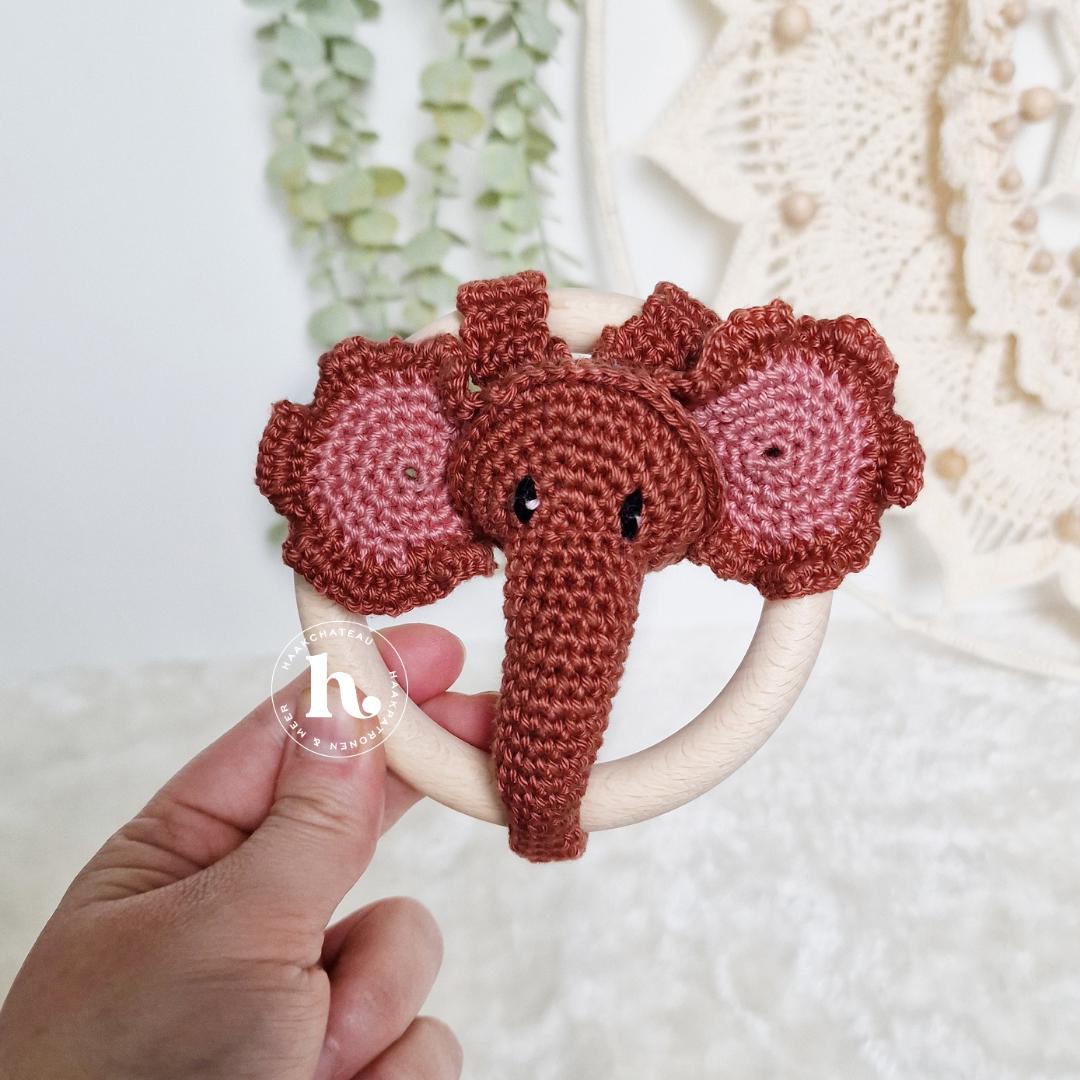 Rammelaar Olifant Haakpatroon NL/ENG