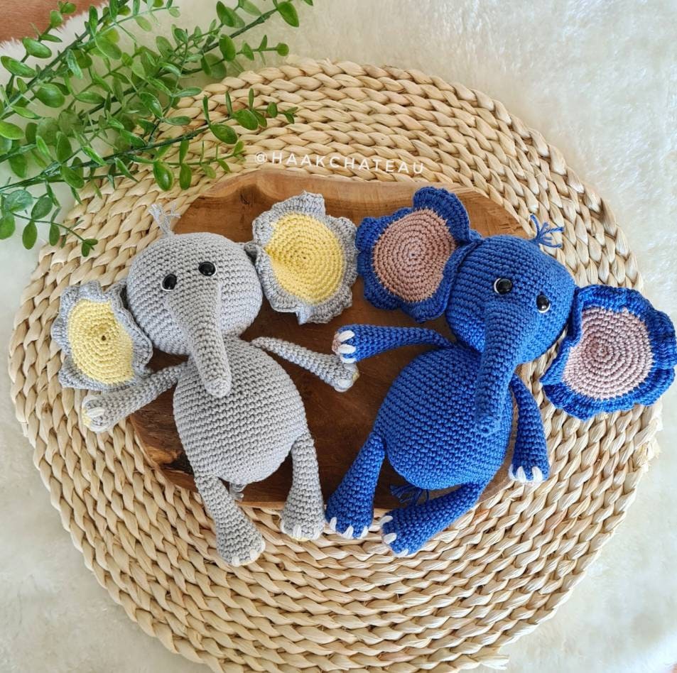 Knuffel Olifant Haakpatroon NL