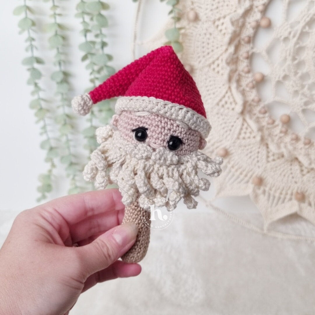 Rammelaar Kerstman Haakpatroon NL/ENG