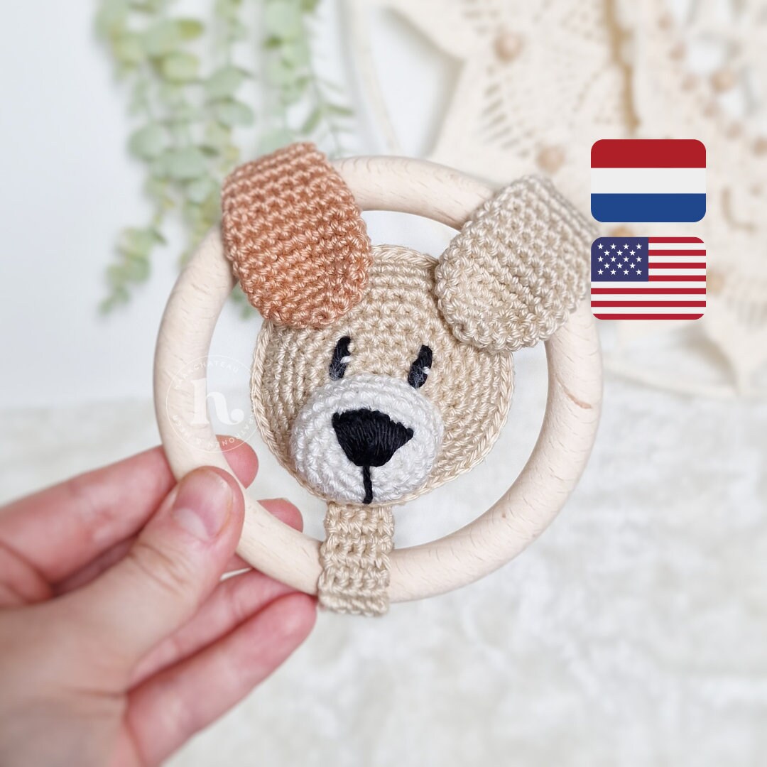 Rammelaar Hond Haakpatroon NL/ENG