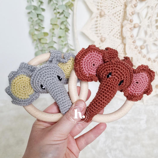 Rammelaar Olifant Haakpatroon NL/ENG