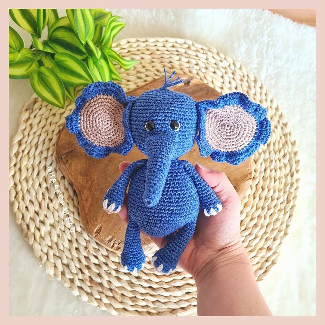 Knuffel Olifant Haakpatroon NL