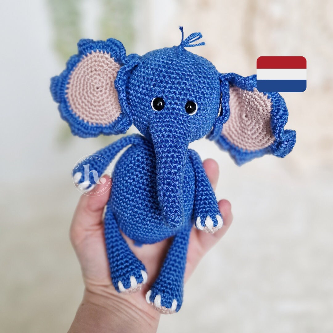 Knuffel Olifant Haakpatroon NL