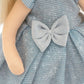 Haakpakket Pop Tess met poppenhaar pruik & kleding set: Licht blauwe jurk