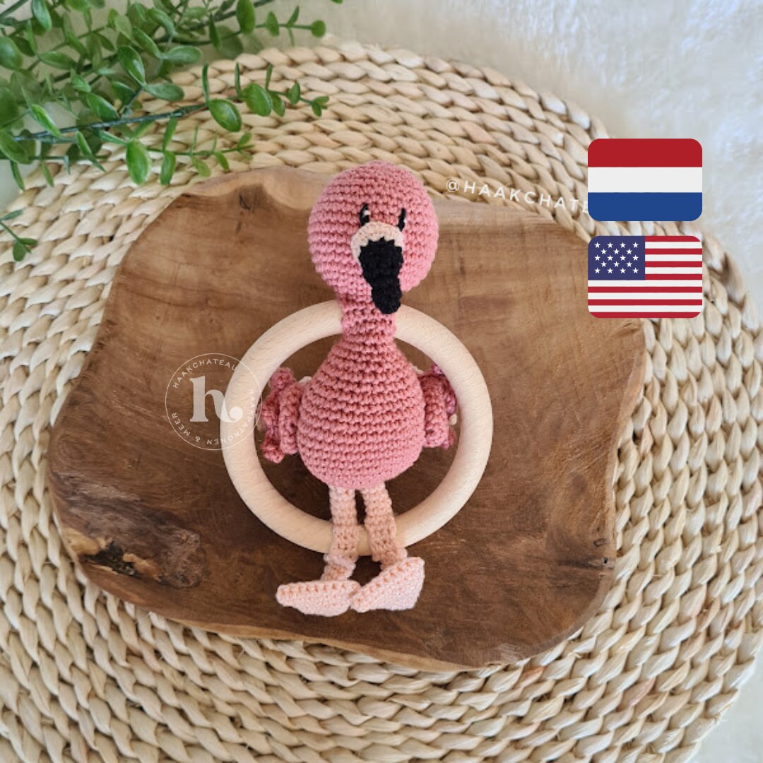 Rammelaar Flamingo Haakpatroon NL/ENG