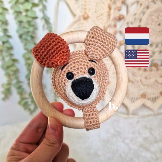 Rammelaar Hond Haakpatroon NL/ENG