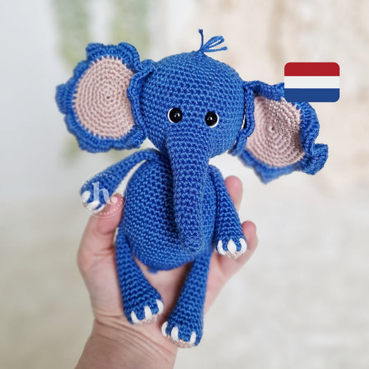 Knuffel Olifant Haakpatroon NL