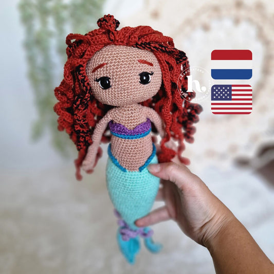 De kleine Zeemeermin Haakpatroon NL/ENG