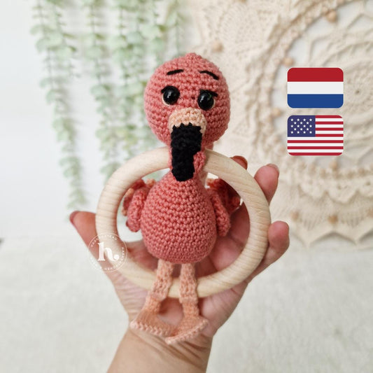 Rammelaar Flamingo Haakpatroon NL/ENG